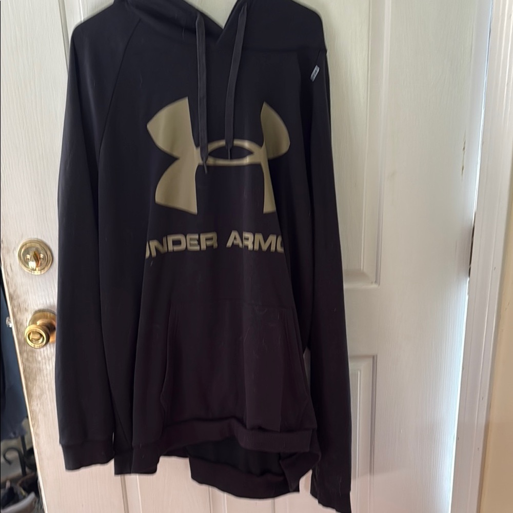 Under Armour Black Sweater with Bold Logo
